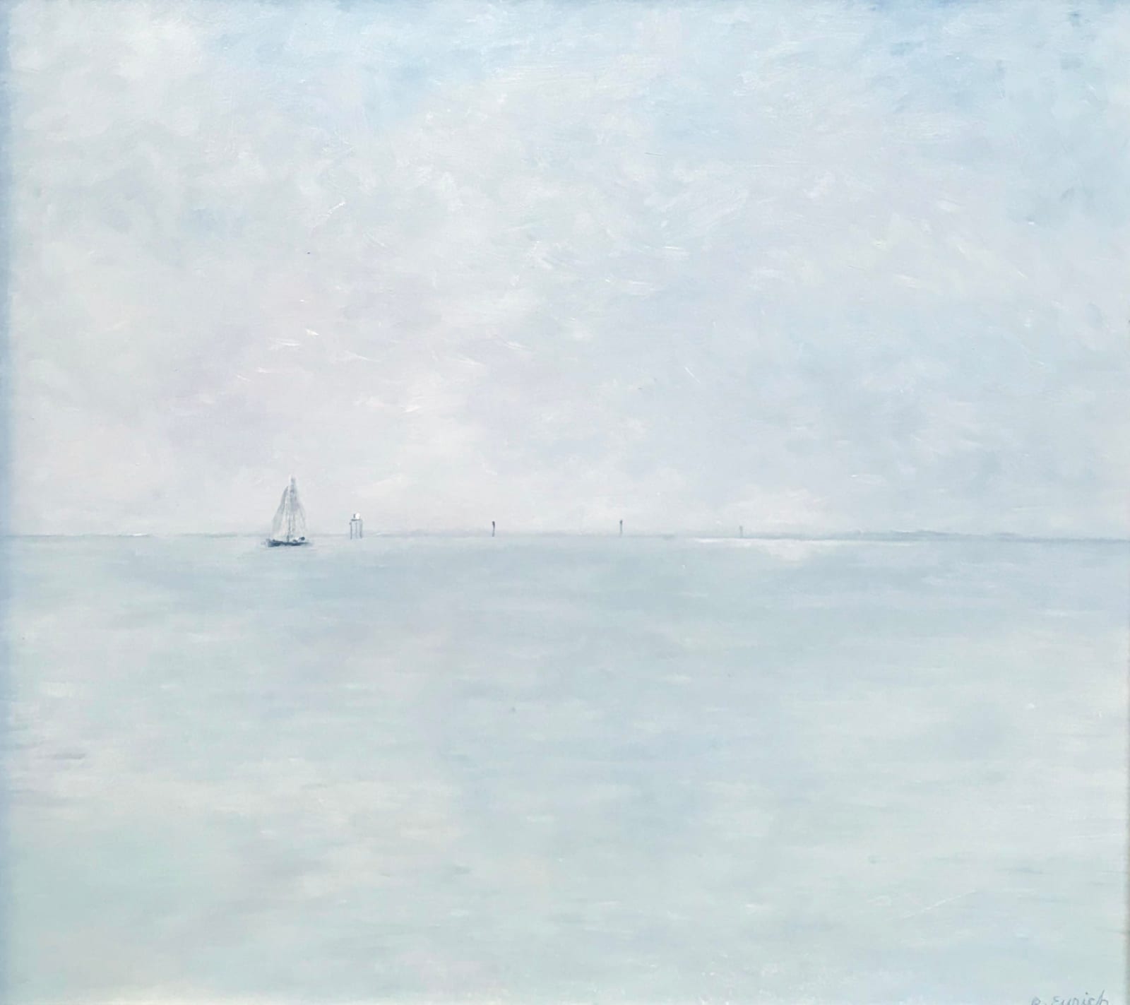 Richard Eurich, 8 Lone Sailer, 1988
