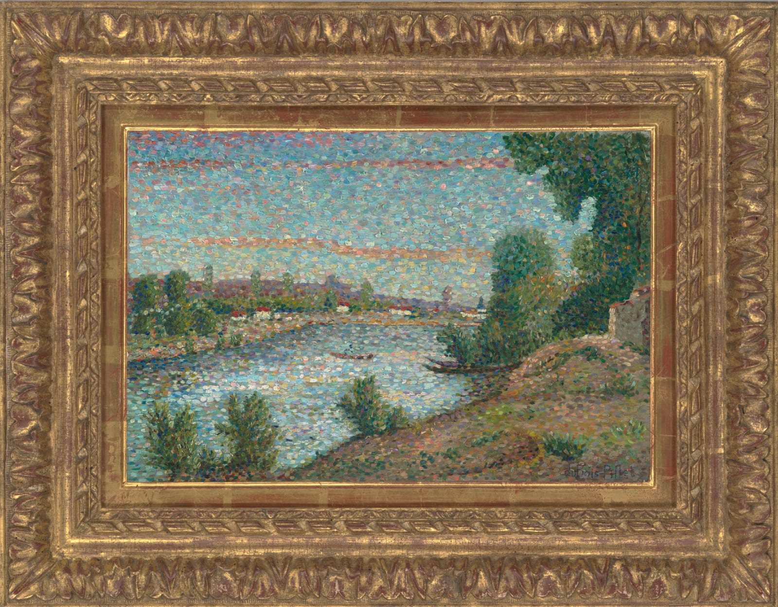 Albert Dubois-Pillet, Bords de riviere, 1888