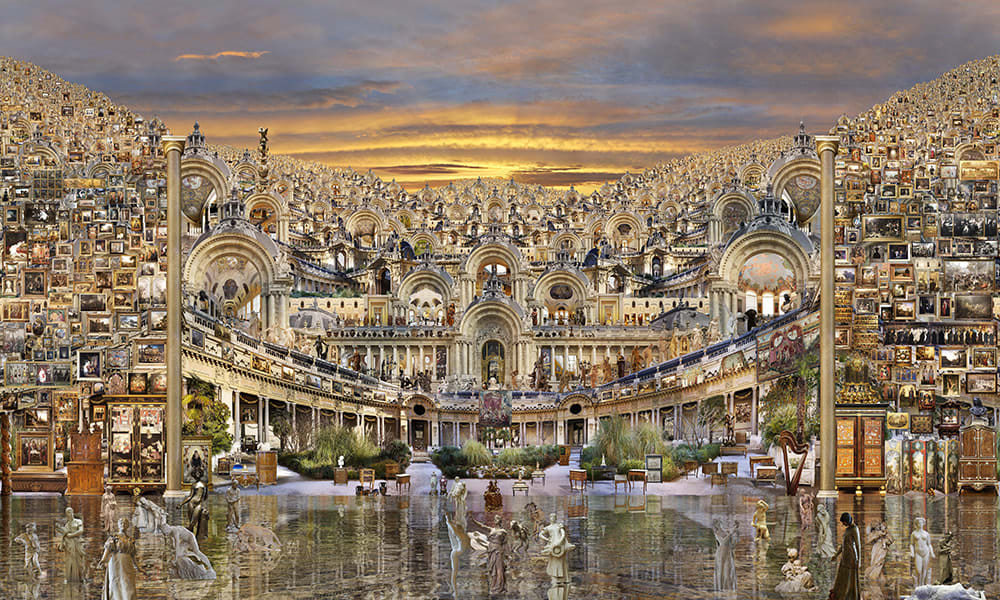 Jean-François Rauzier, petit palais, 2021