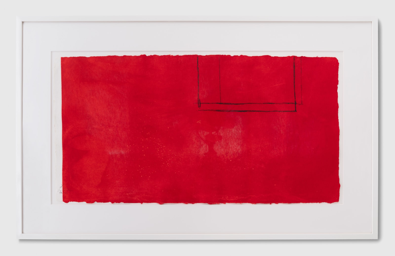 Robert Motherwell, Red Open with White Line,, 1979