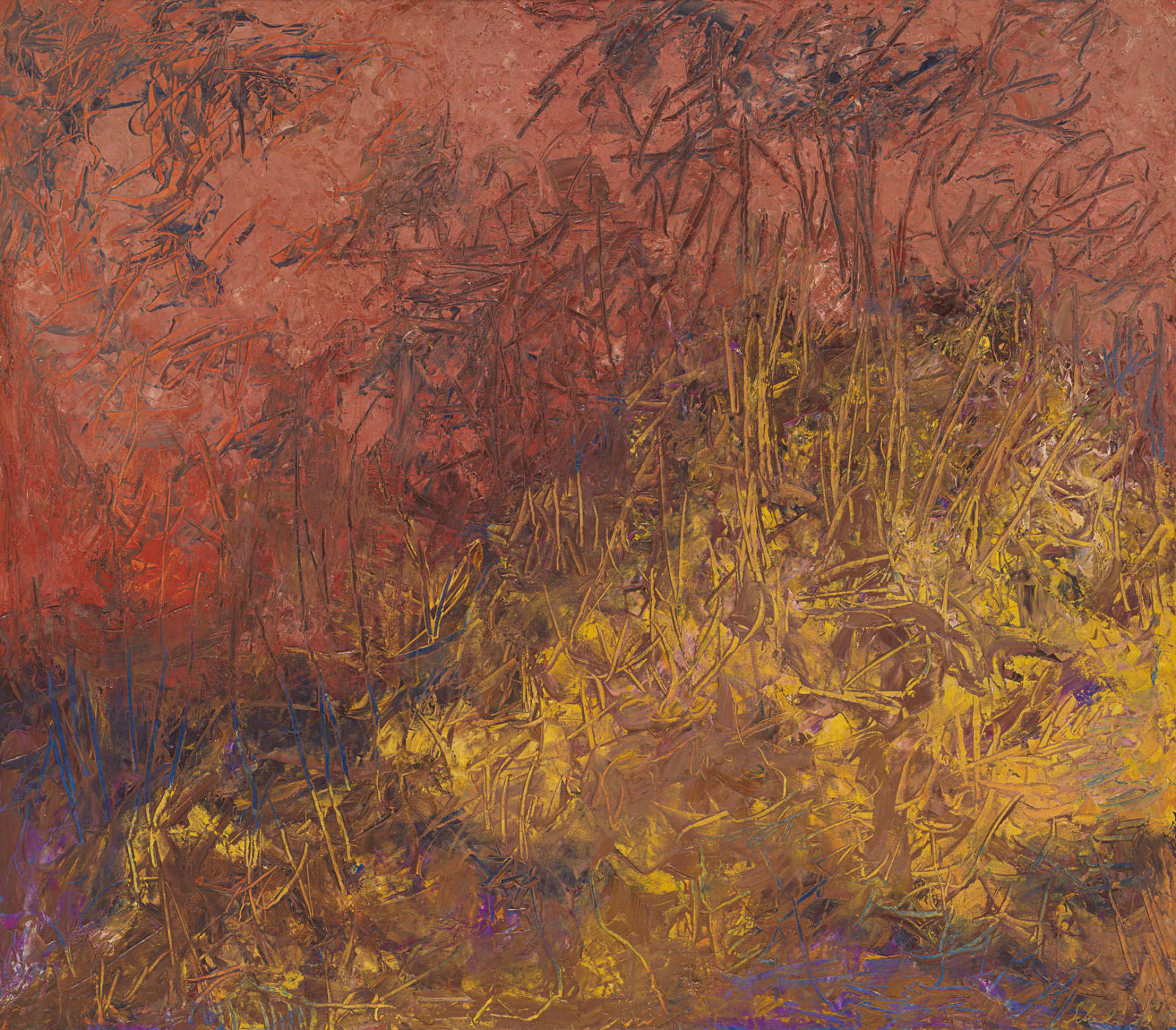 Jon Schueler, Swamp, 1956