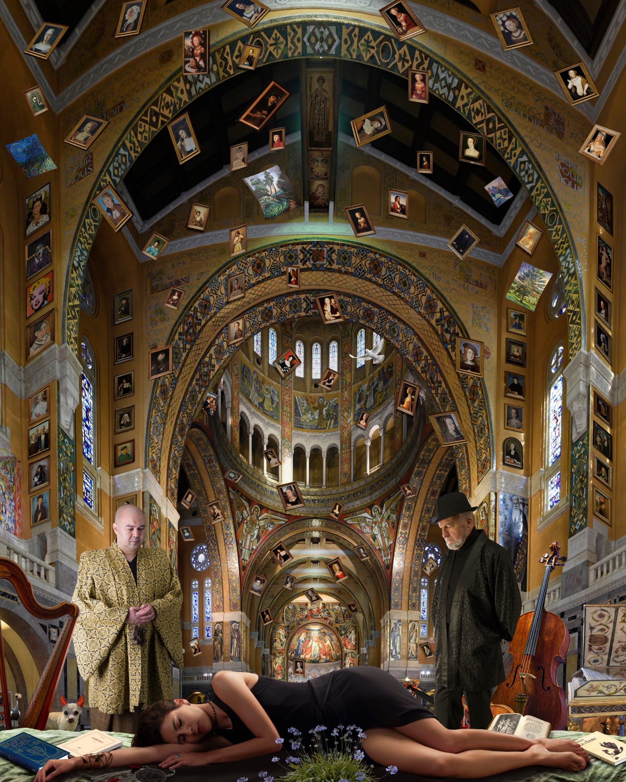 Jean-François Rauzier, Justine from the series " Dream Catchers", 2021