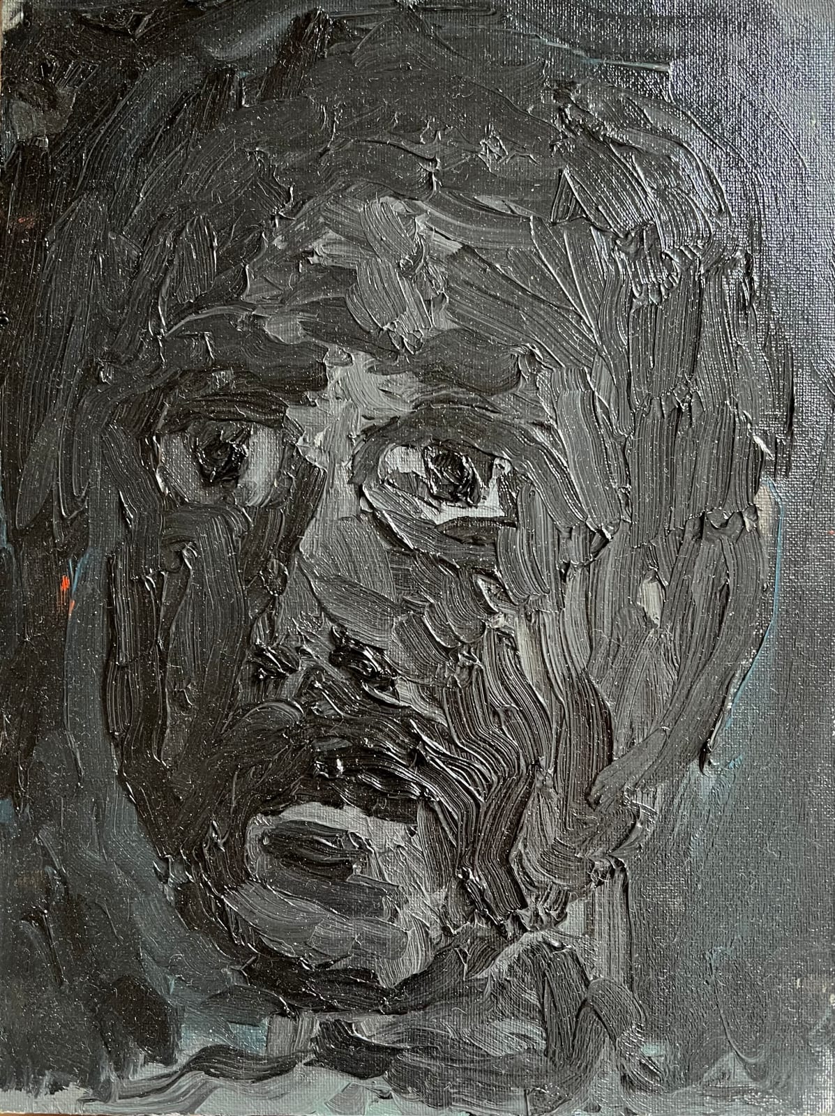 Andrew Alba, Self Portrait in Black, 2021