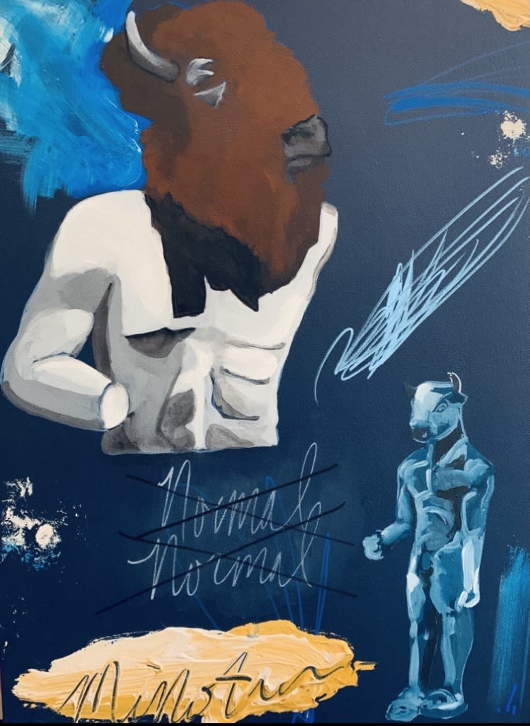 Frank Buffalo Hyde, Congenital Minotaur #1, 2021
