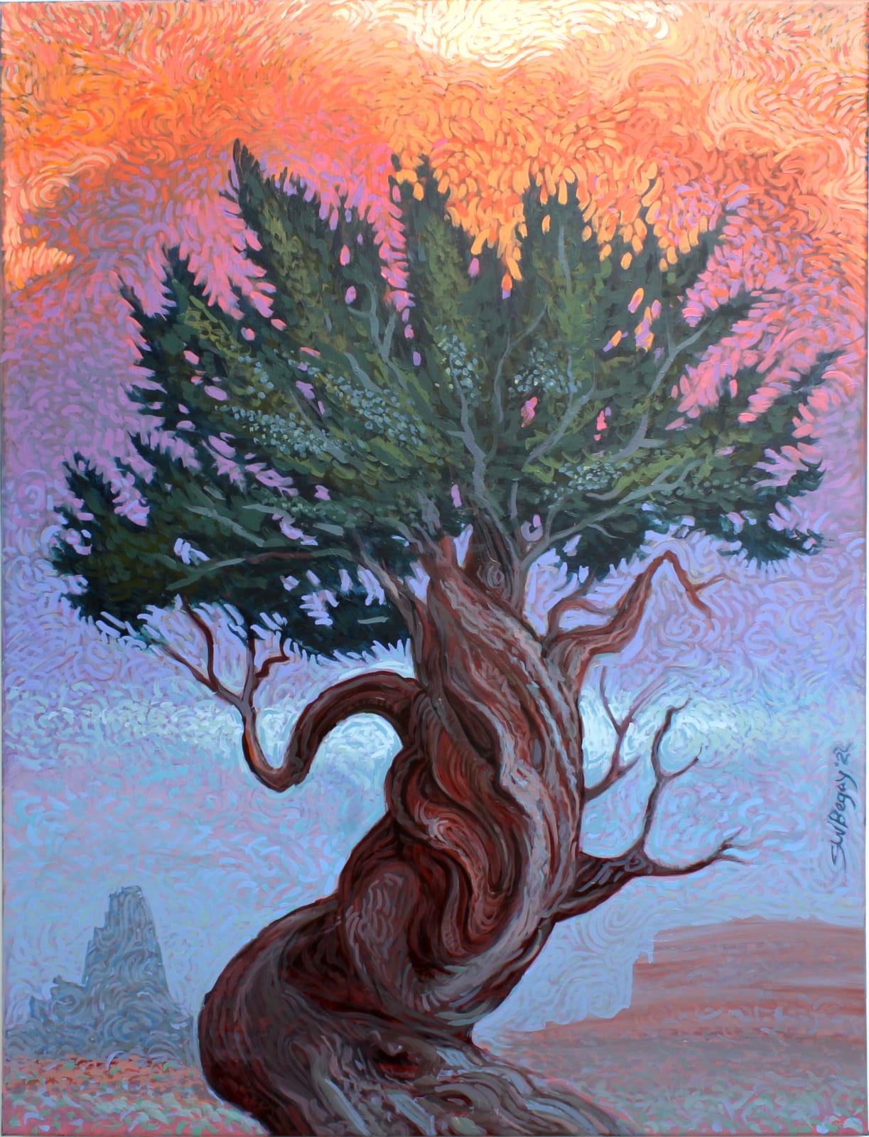 Shonto Begay, Centering of a Presence, 2022