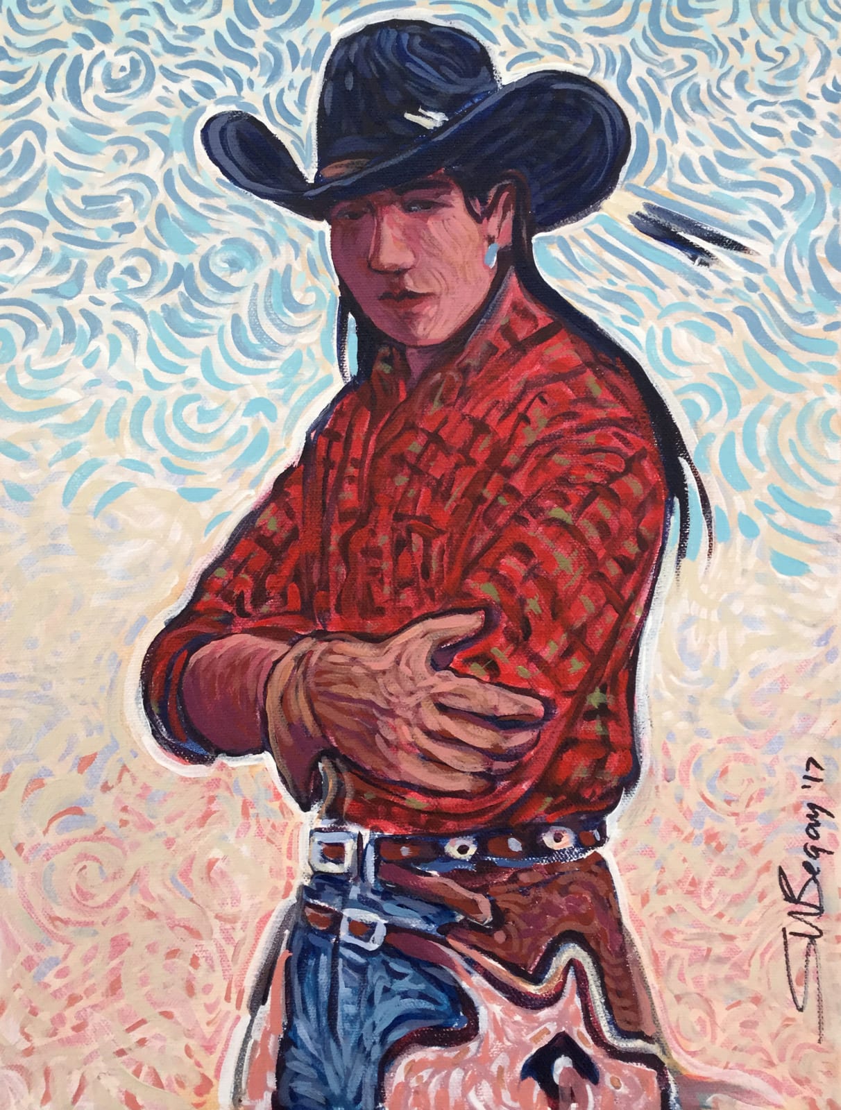 Shonto Begay, Wild Draw, 2017