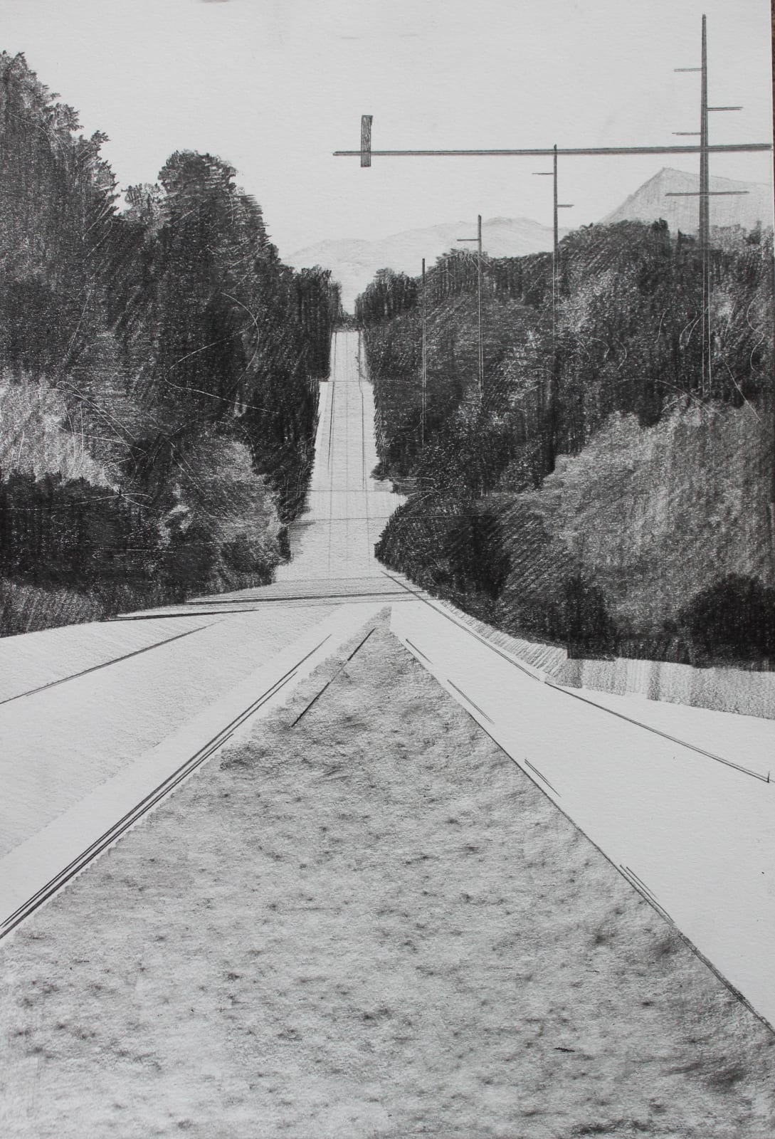 Dimitri Kozyrev, Lost Landscapes Drawing 04, 2021