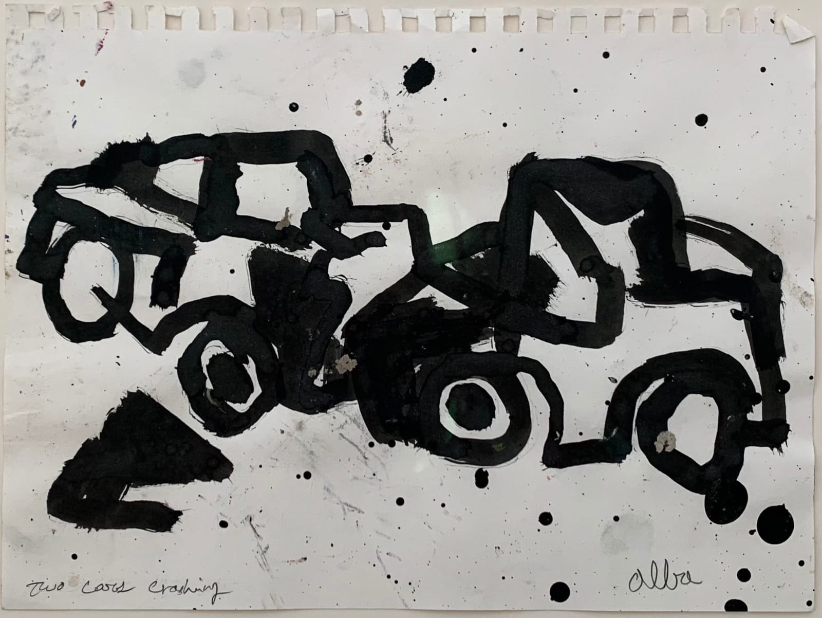 Andrew Alba, Two Cars Crashing, 2021
