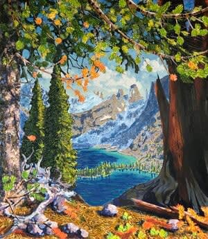 Woody Shepherd, The Lightning Tree Over Twin Lakes, 2019