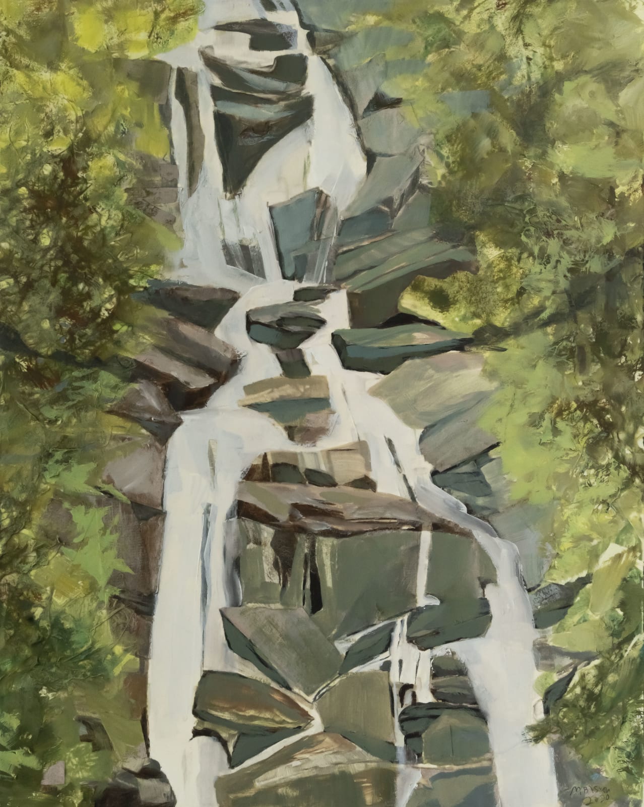 Mariella Bisson, Whitewater Falls, NC Revisited