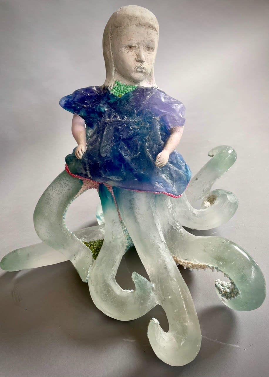 Christina Bothwell, Octopus in Blue Dress