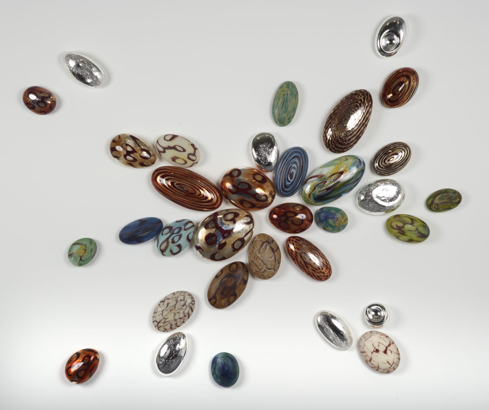 Thor + Jennifer Bueno, Fire Opal River Stones