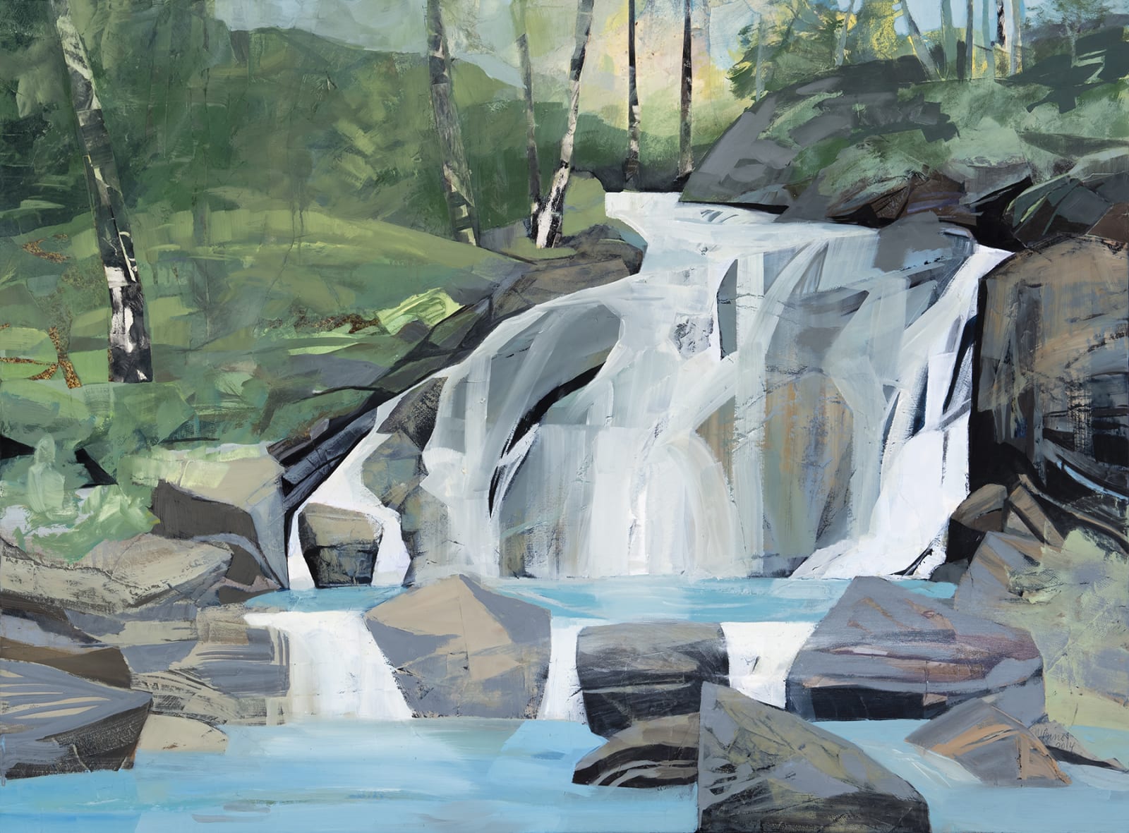 Mariella Bisson, Carving Rock Falls
