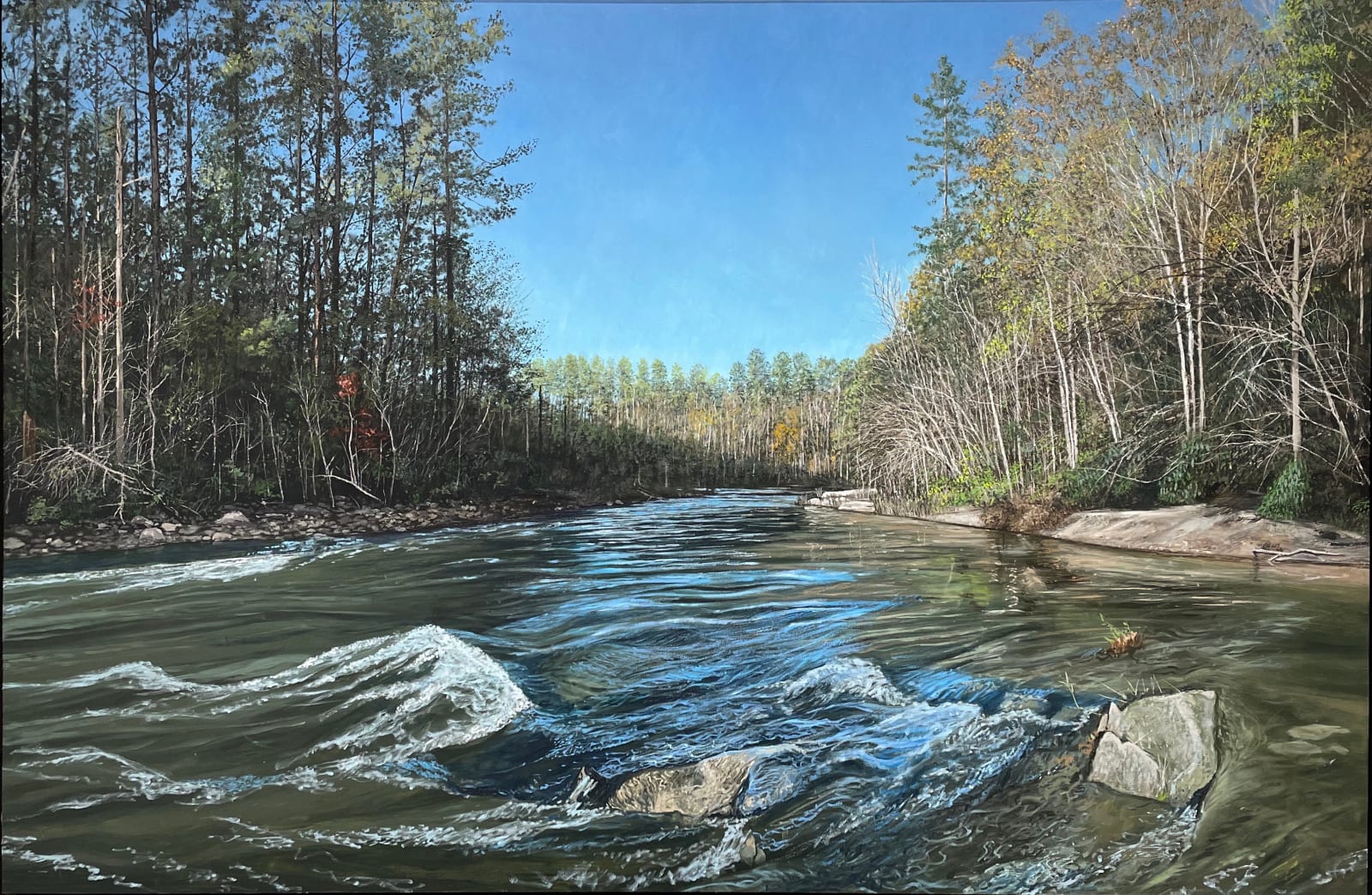 John L. Cleaveland, Jr., Upstream, Chattooga River Below Woodall Shoals