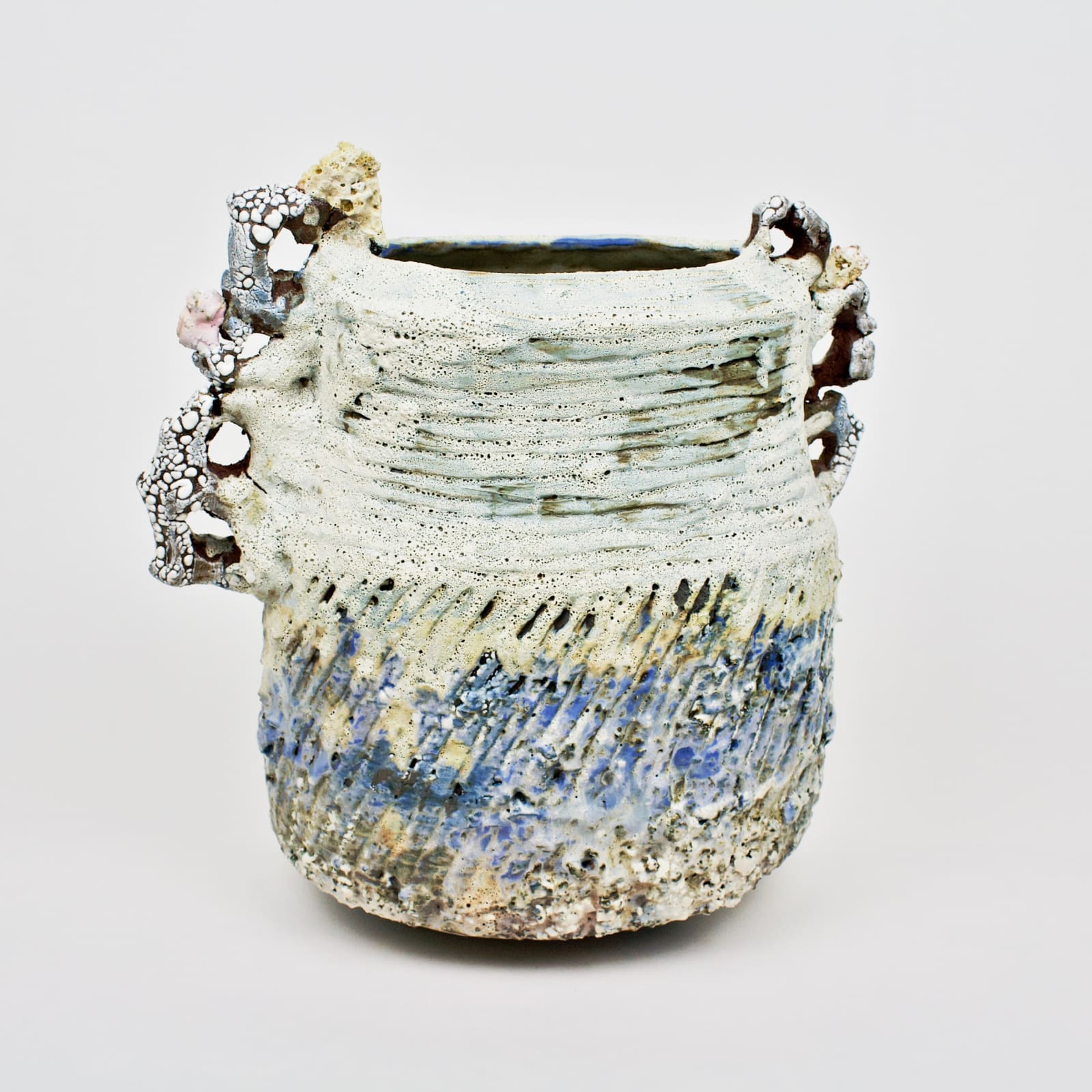 Ani Kasten, Oval Vessel with Three Feet and Asymmetrical Handles