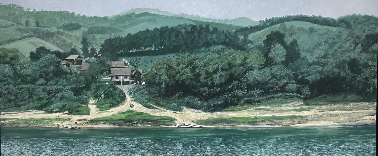 John L. Cleaveland, Jr., In the quiet of midday, Hieu River from Highway 9