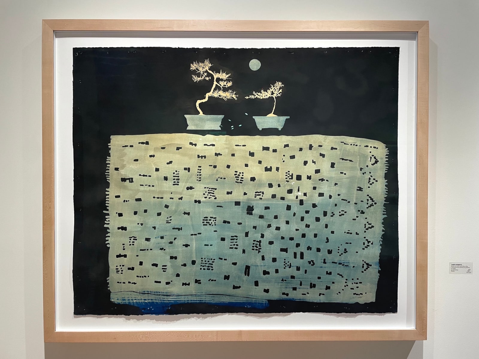 Casey Roberts, Bonsai Pair with Loose Weave Rug