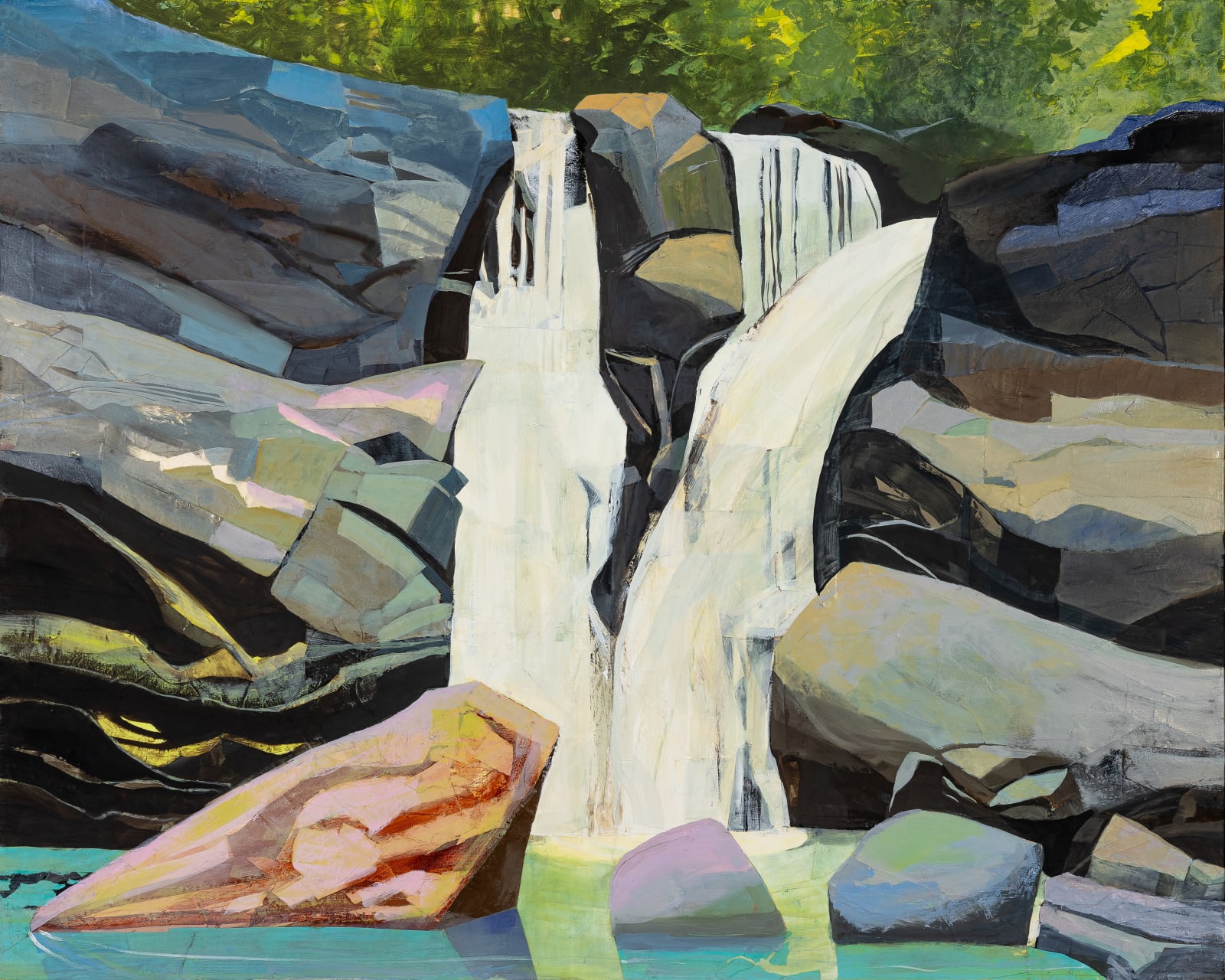 Mariella Bisson, Arcs and Angles, Waterfall