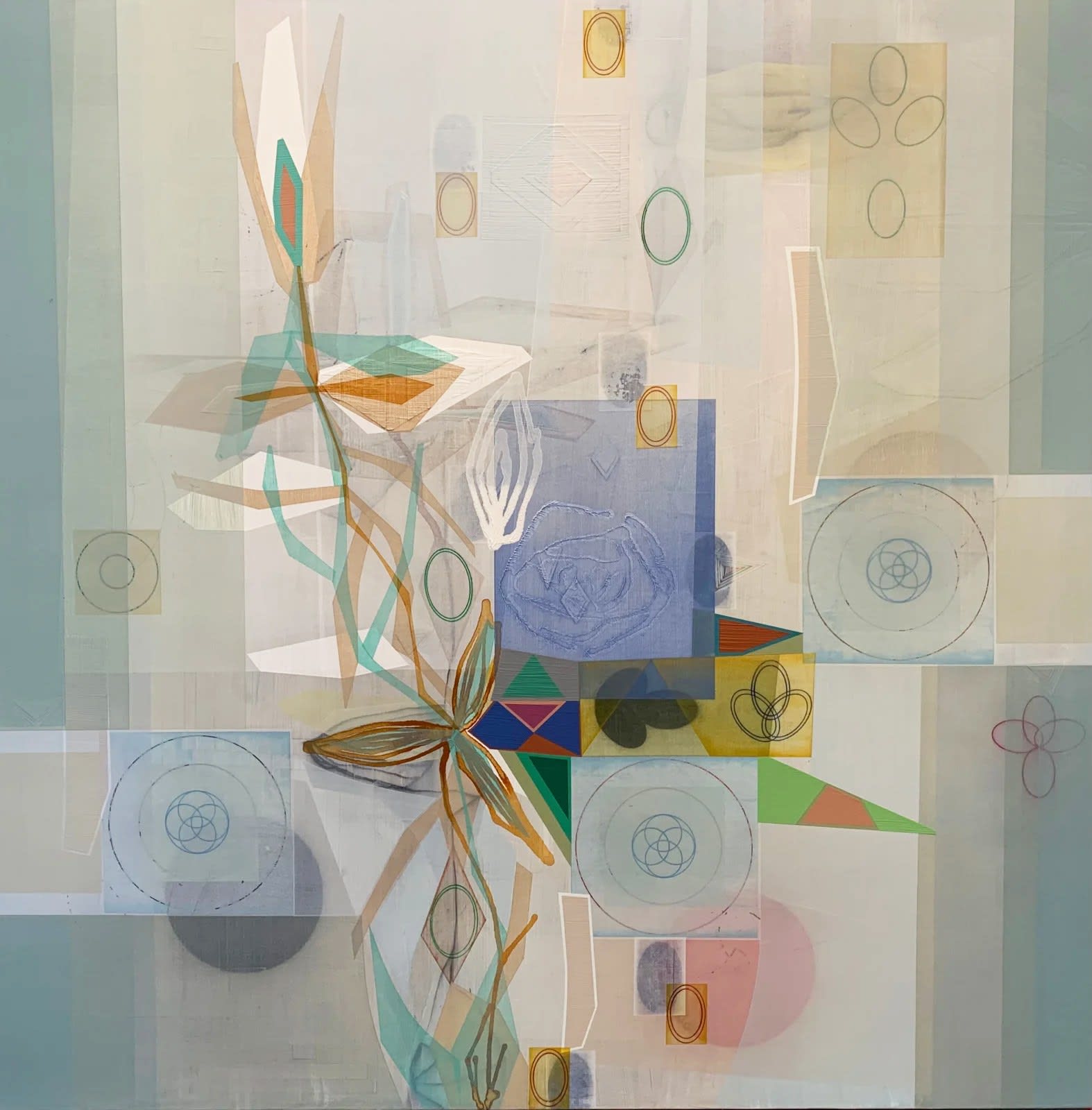 Michael Barringer, Organic Geometry (Blue Window)