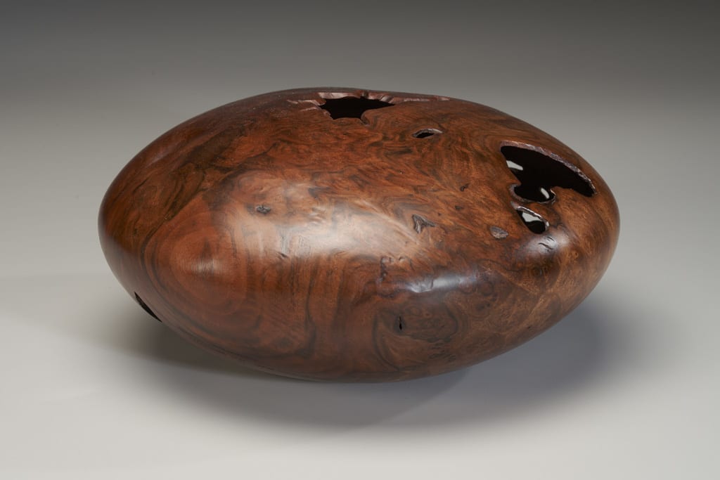 David Ellsworth, Claro Walnut Burl Hollow Vessel
