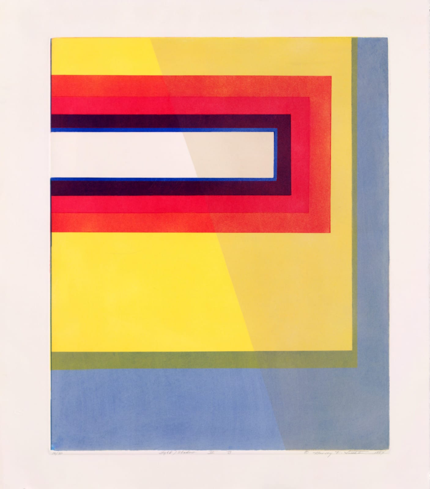 Harvey K. Littleton (1922–2013), Diptych Light Shadow II (A and B)