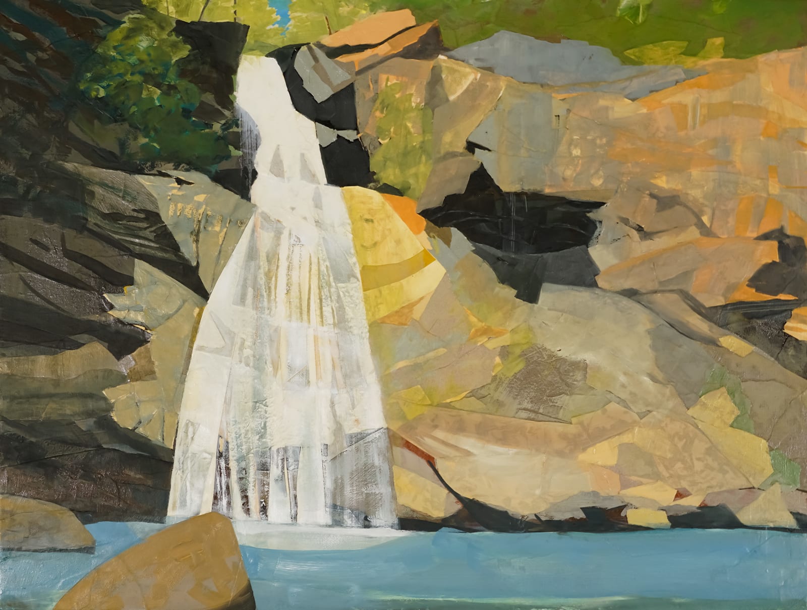 Mariella Bisson, Falls in Sunshine and Shadow