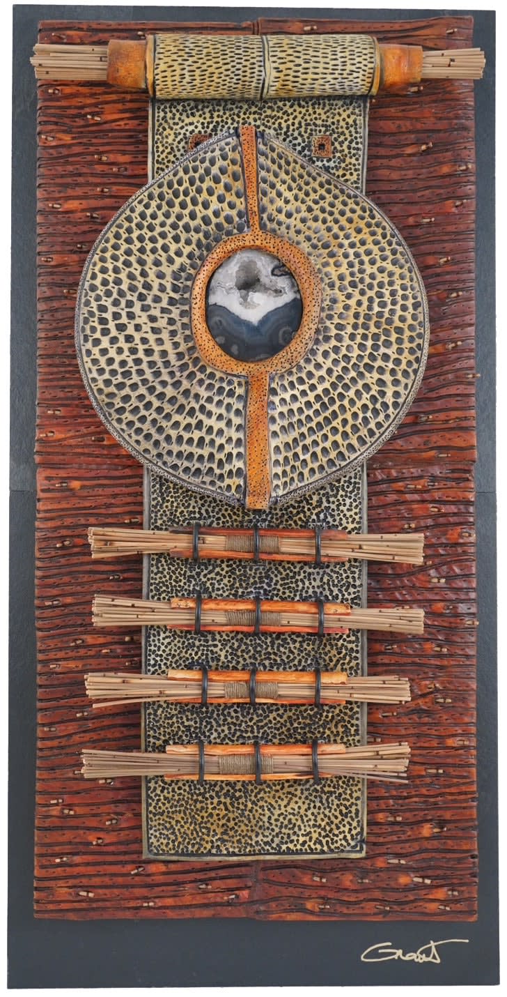 Vicki Grant, Large Vertical Botanical Window 17097