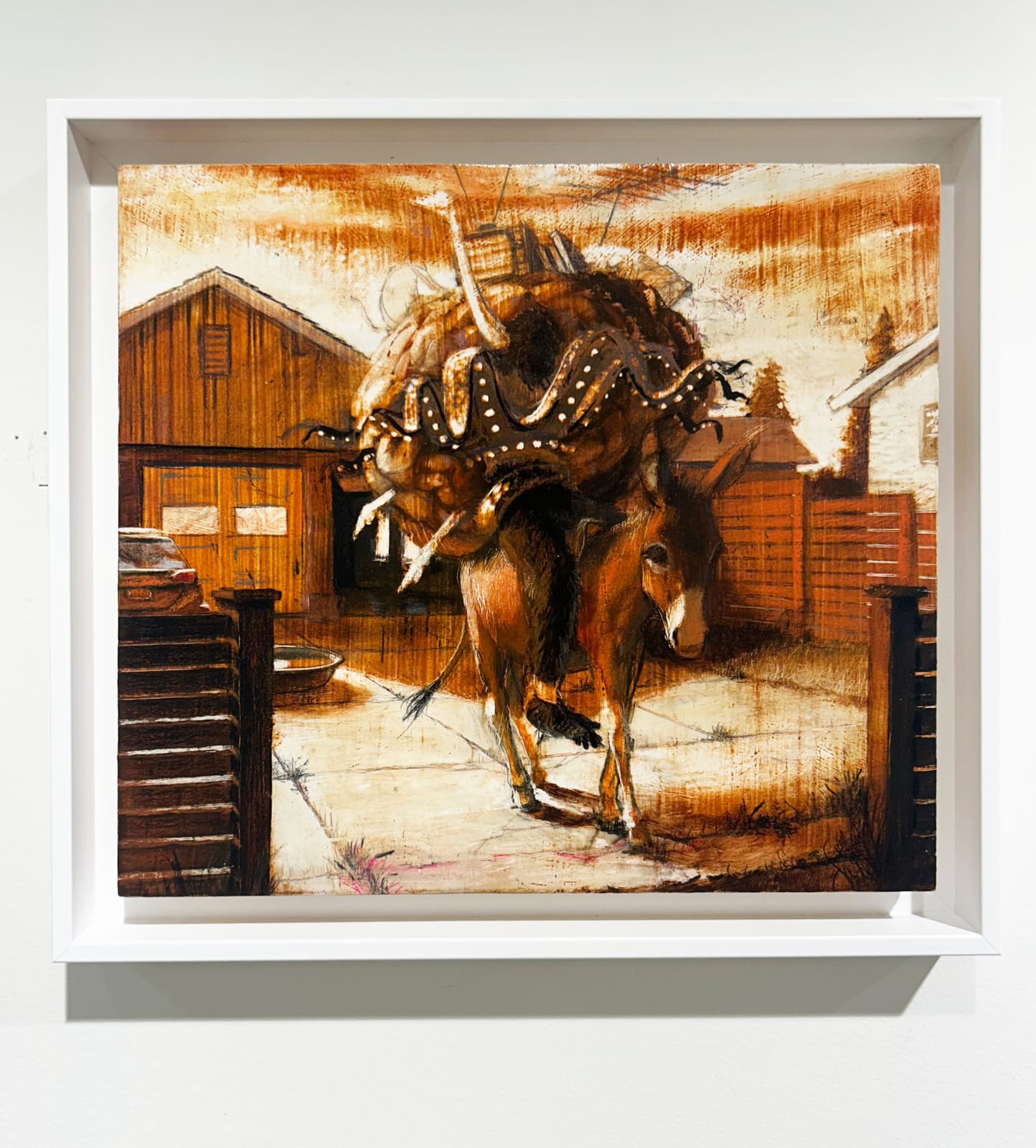 Paul Sattler, Things are in the Saddle... Sepia Study