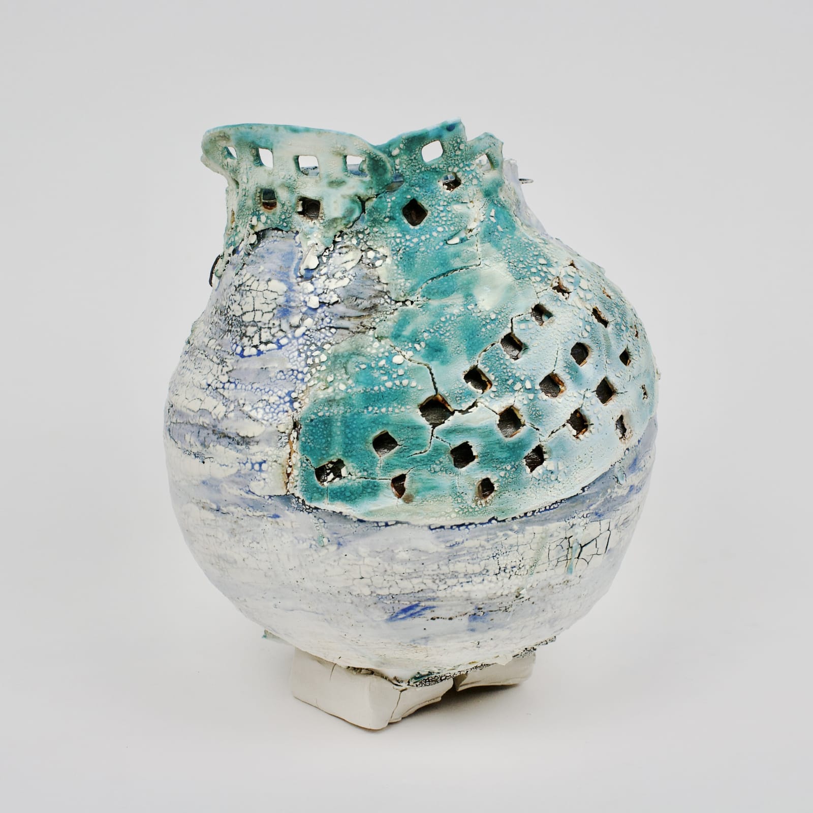 Ani Kasten, Salted Vase with Grid