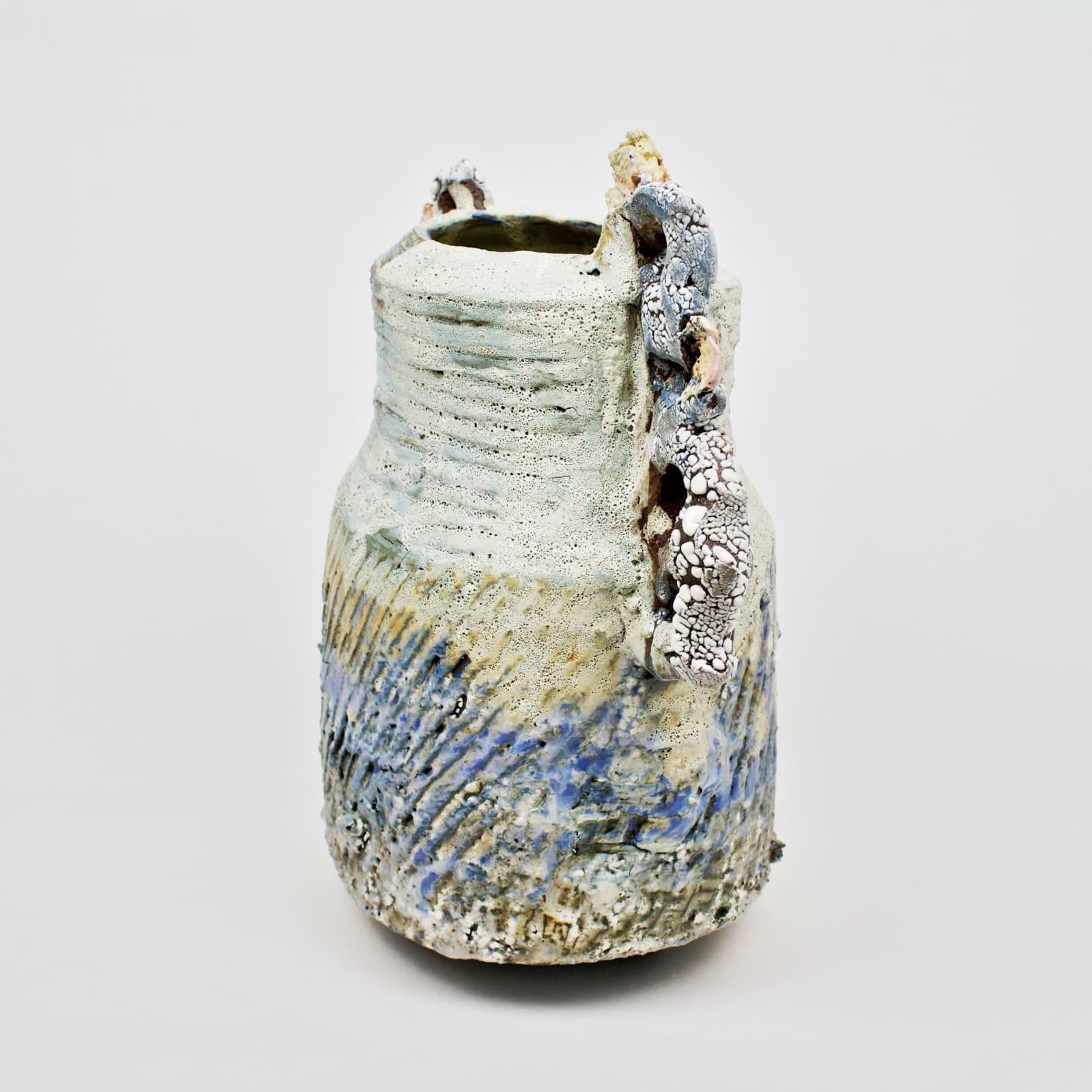 Ani Kasten, Oval Vessel with Three Feet and Asymmetrical Handles