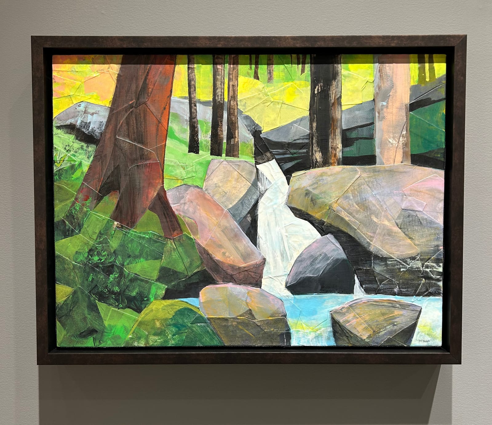 Mariella Bisson, Rose Rock Falls at Sunrise