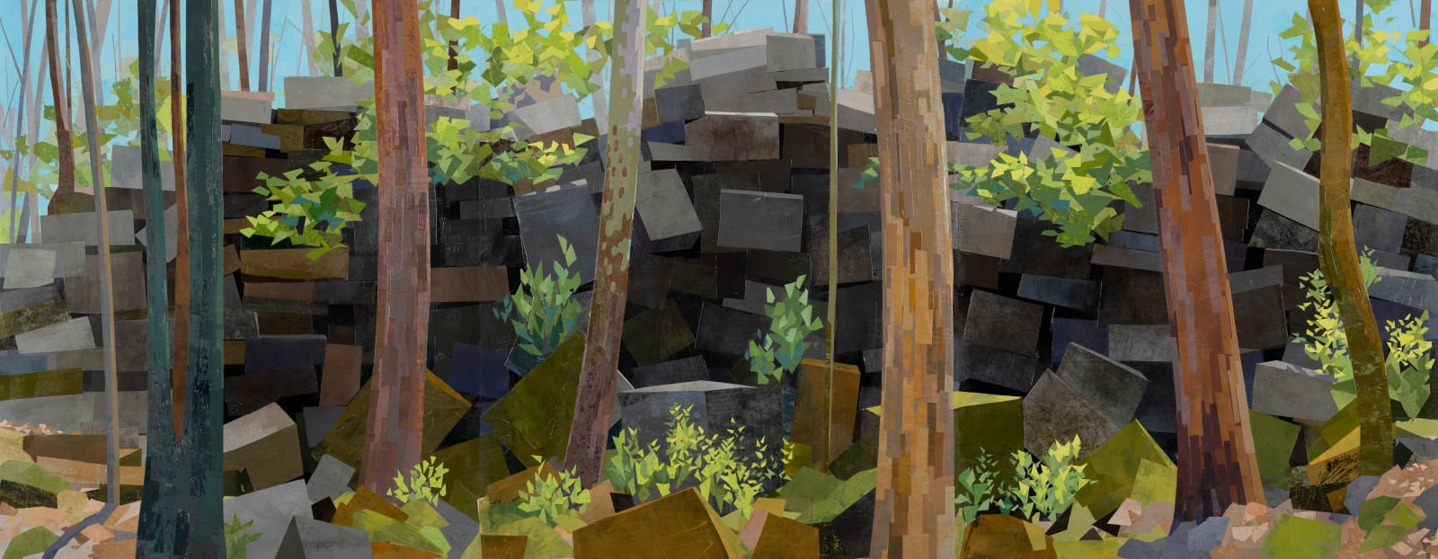 Meg Lagodzki, The Quarry Pile in Spring