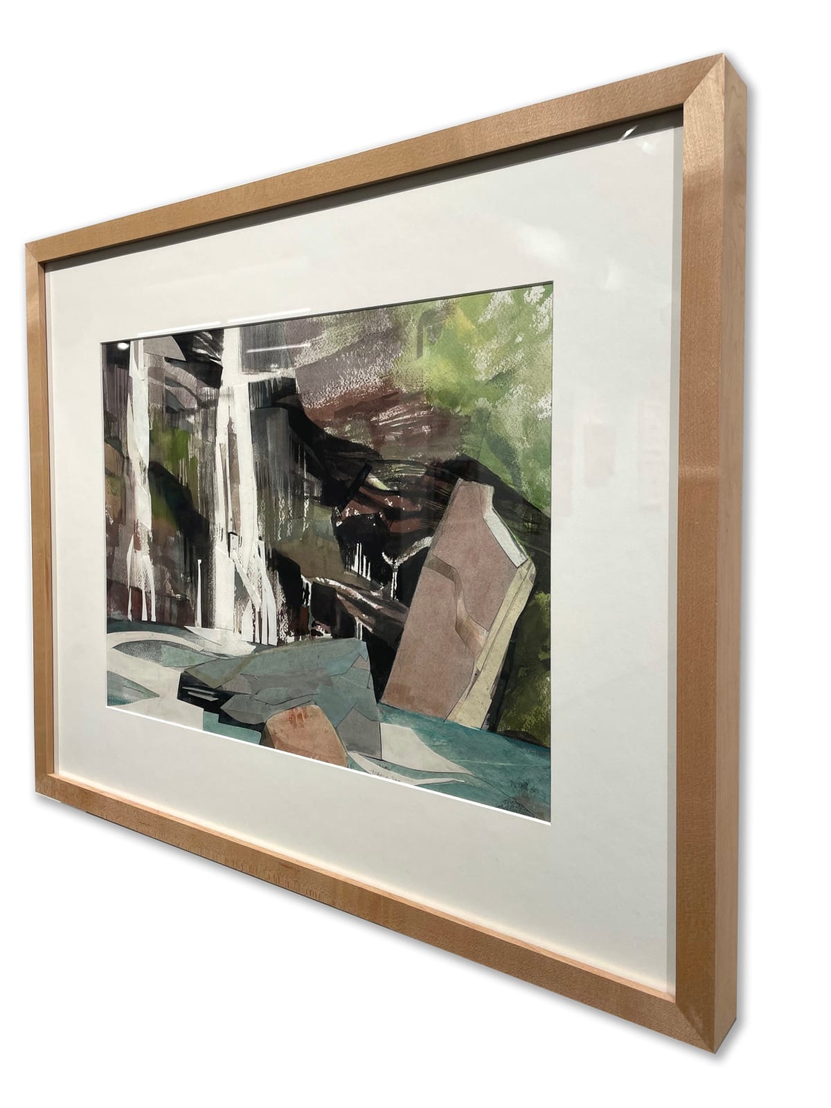 Mariella Bisson, Red Cliff, Blue Pool, Fallen Rocks