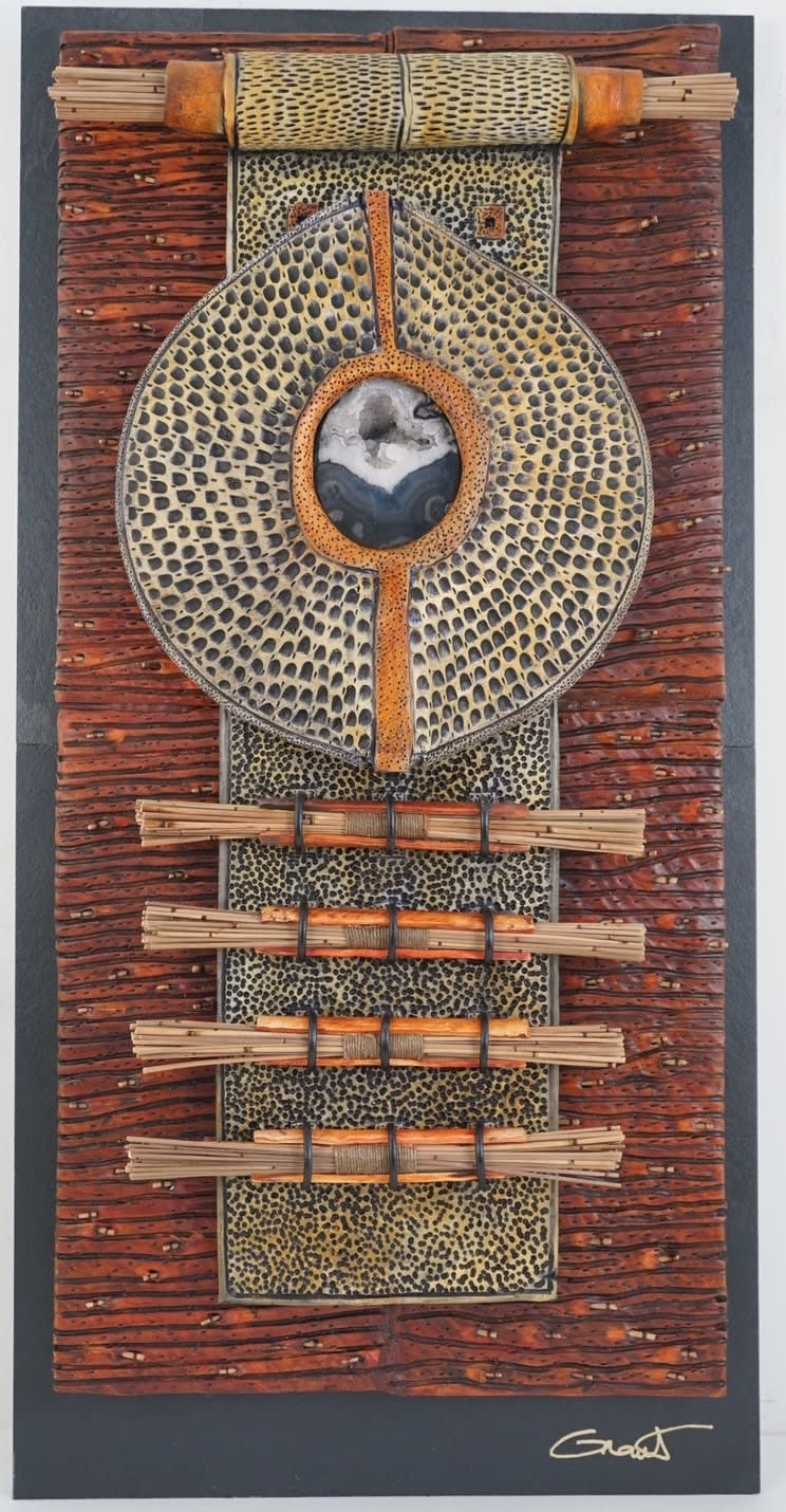 Vicki Grant, Large Vertical Botanical Window 17097