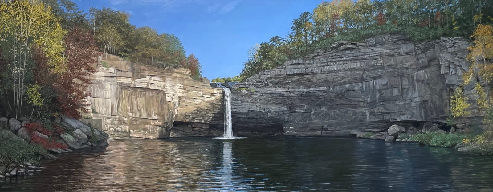 John L. Cleaveland, Jr., I Imagine Sequoyah Knew, Falls on the Upper Little River, Mentone, Alabama, 2022