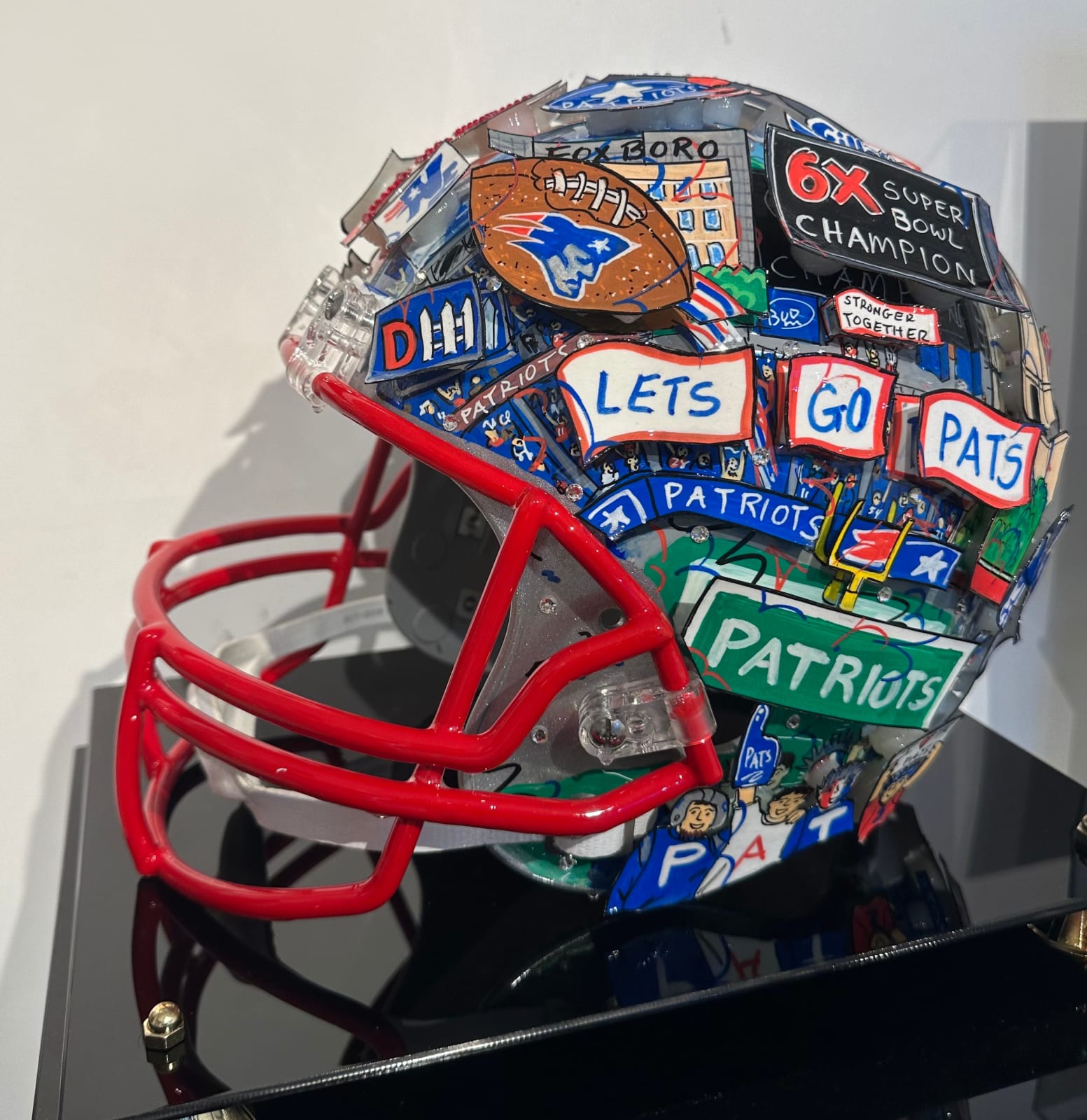 Charles Fazzino, Casque Patriots