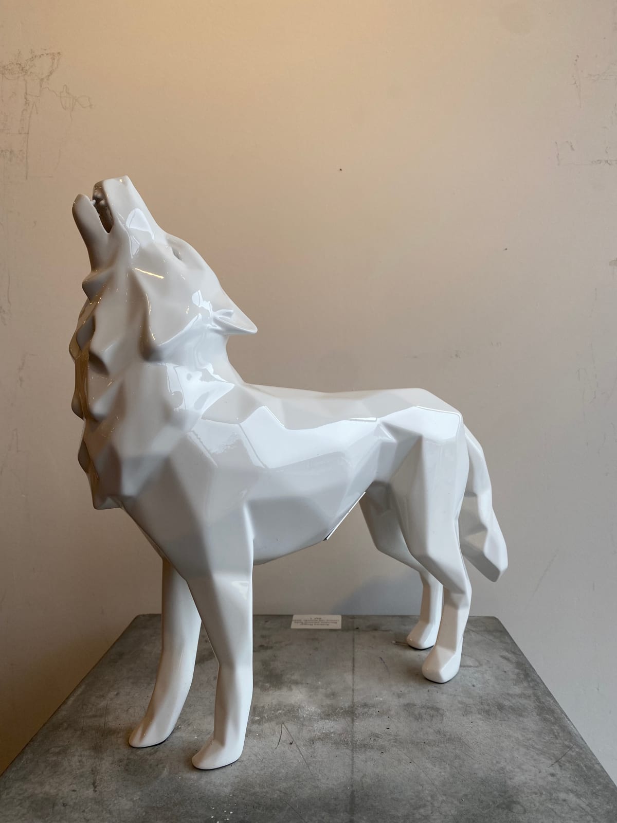 Richard Orlinski, Loup Blanc Résine