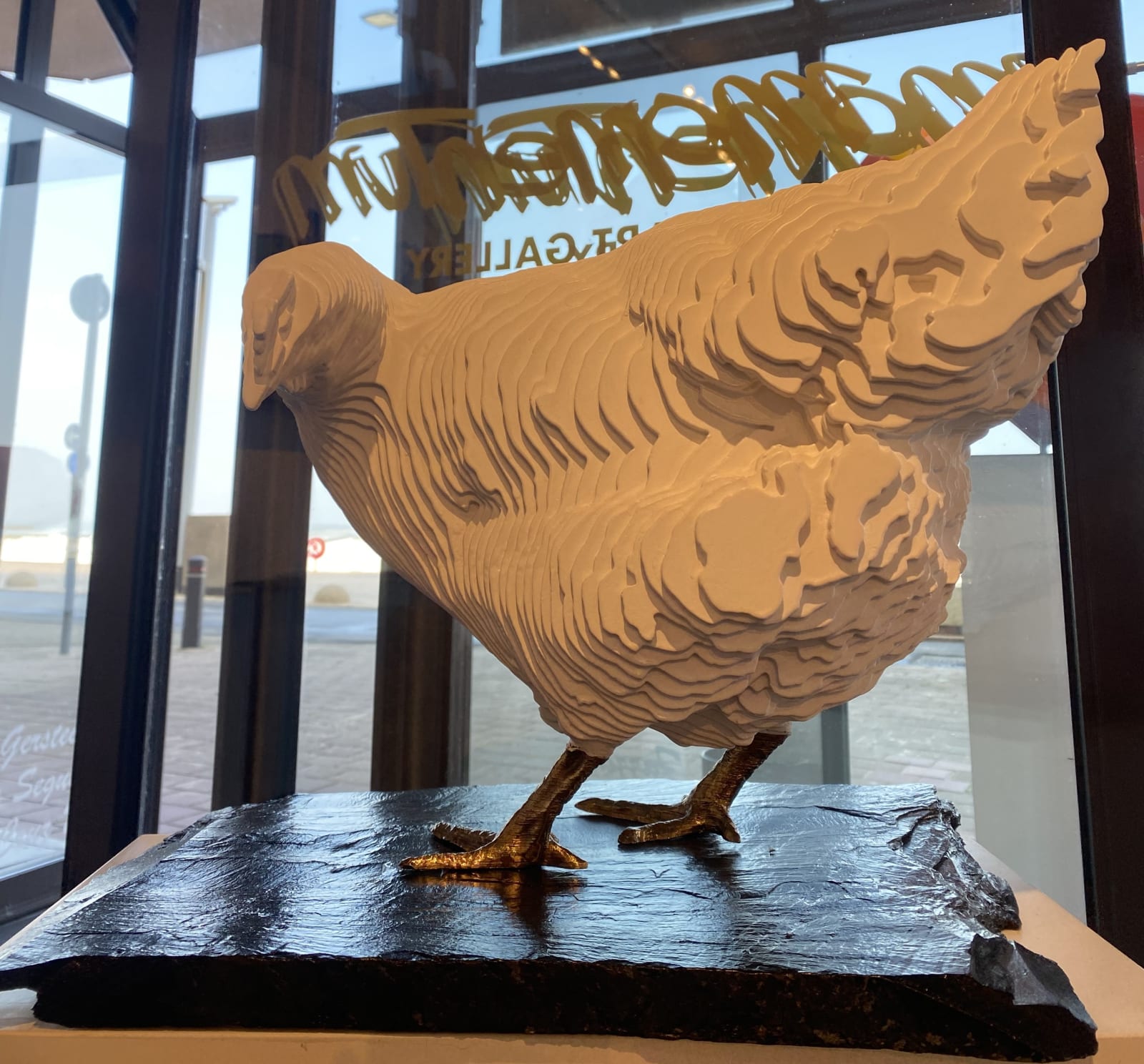 Michel Audiard, Poule 42x53cm