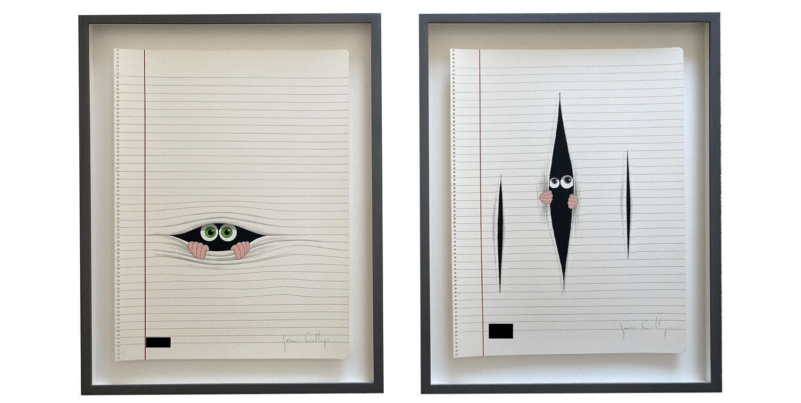 Javier Calleja, Between the lines (Set of two), 2016