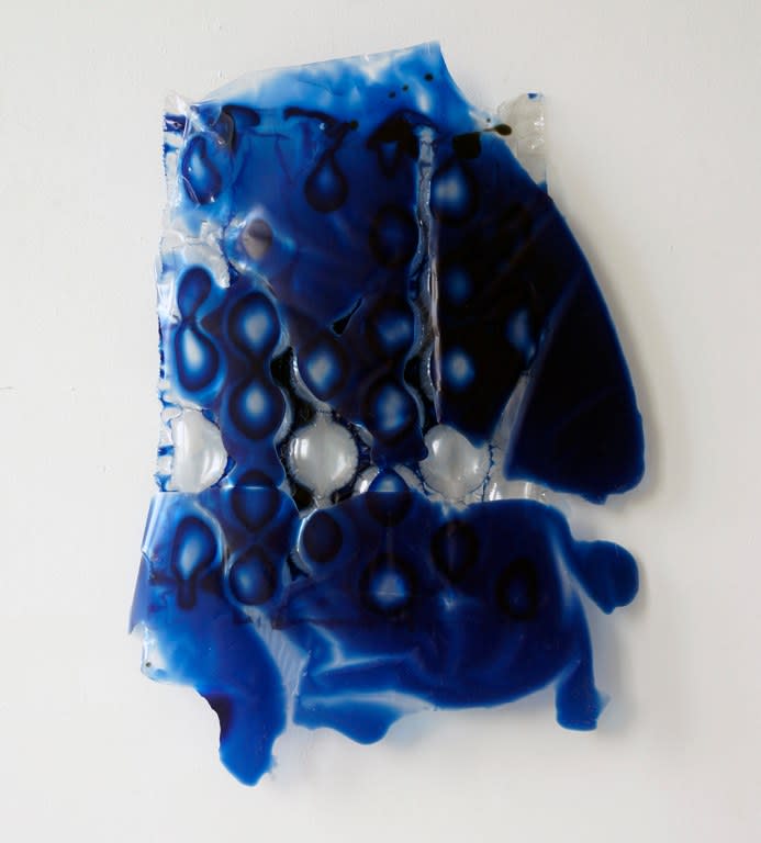 Carrie Yamaoka, blue verso, 2018