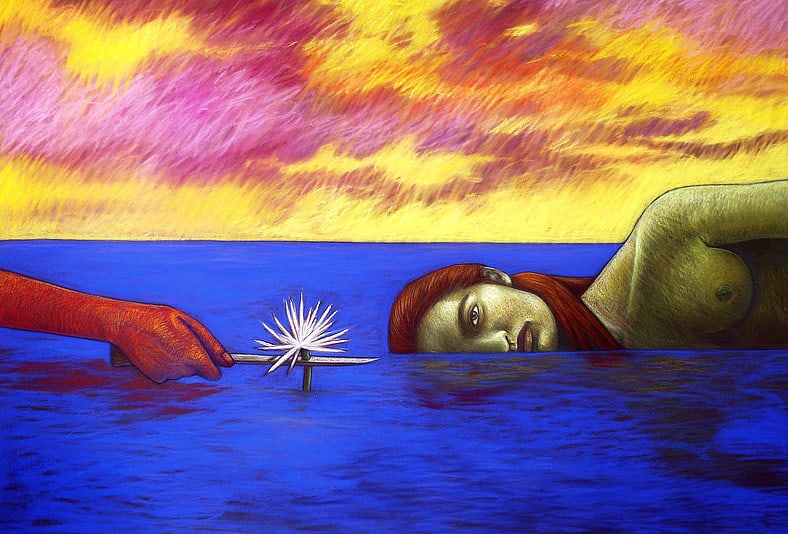 Judithe Hernández, The Immensity of the Sea Rested, 2010