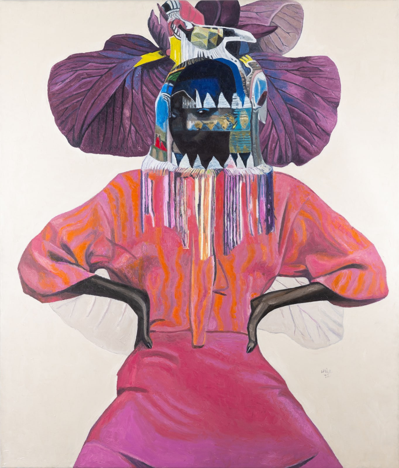 Wole Lagunju, Gelede Woman II, 2022