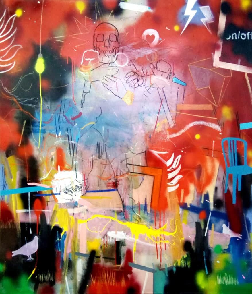 Thameur Mejri, Untitled (on off), 2019