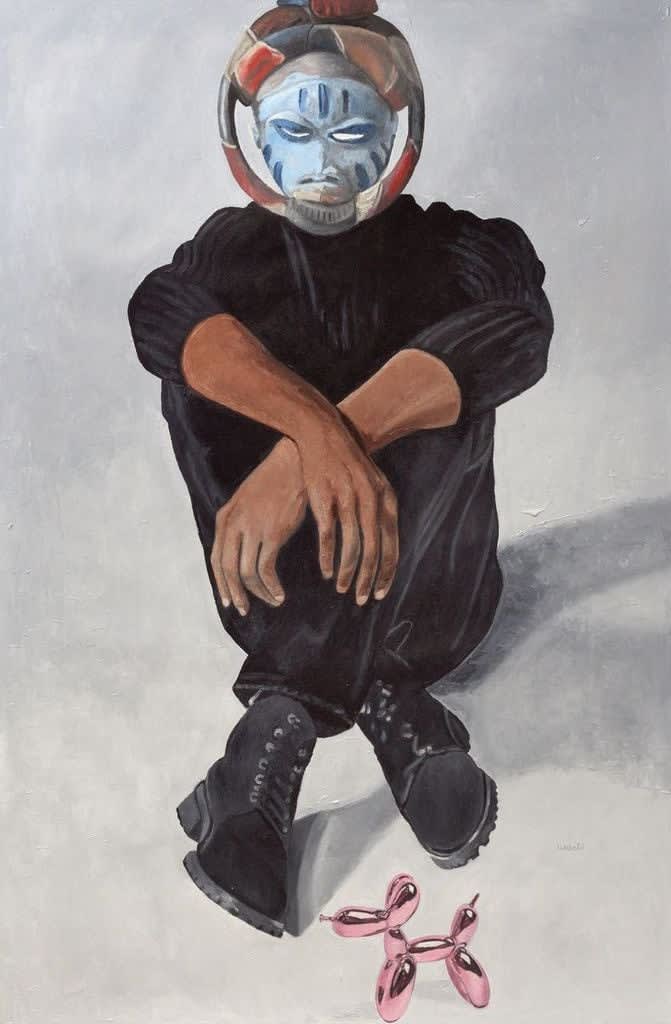 Wole Lagunju, African Art Encounters Jeff Koons, 2020
