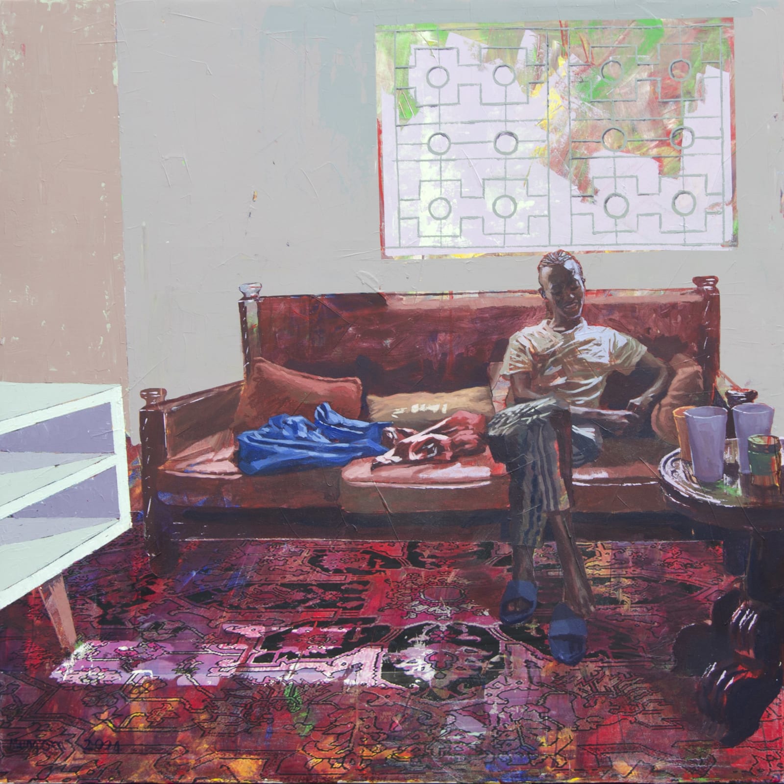 Elias Mung'ora, A Portrait of Daudi, 2024