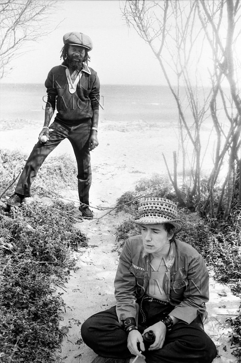 Kate Simon, John Lydon and Uroy, Jamaica, 1978