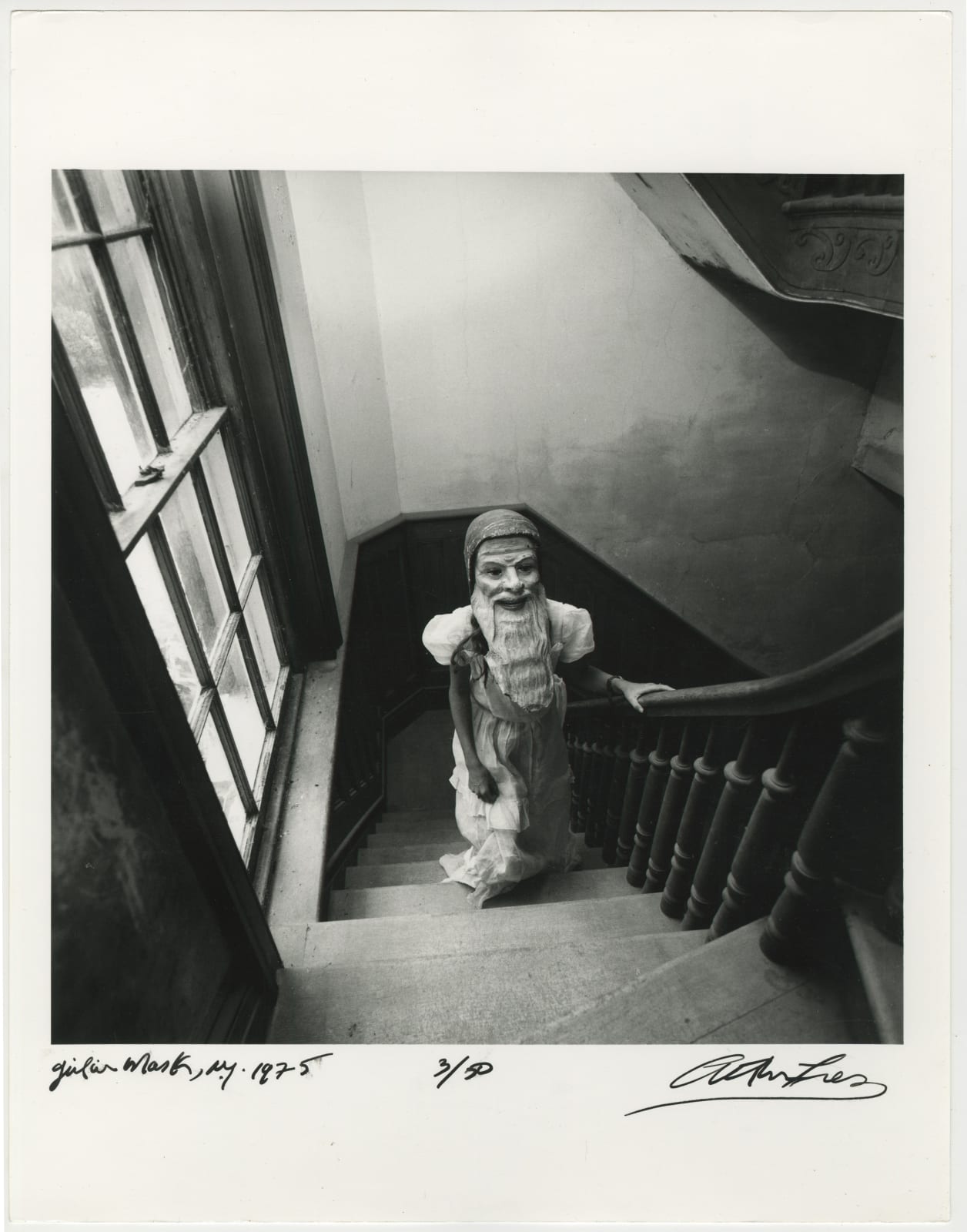 Arthur Tress, Girl in Mask, 1975