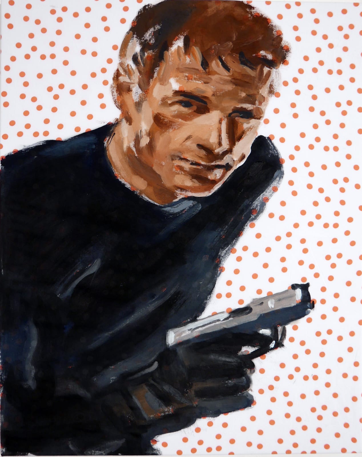 Twenty by Sixteen 2017, Walter Robinson, The Executioner Pirate Island, 2017