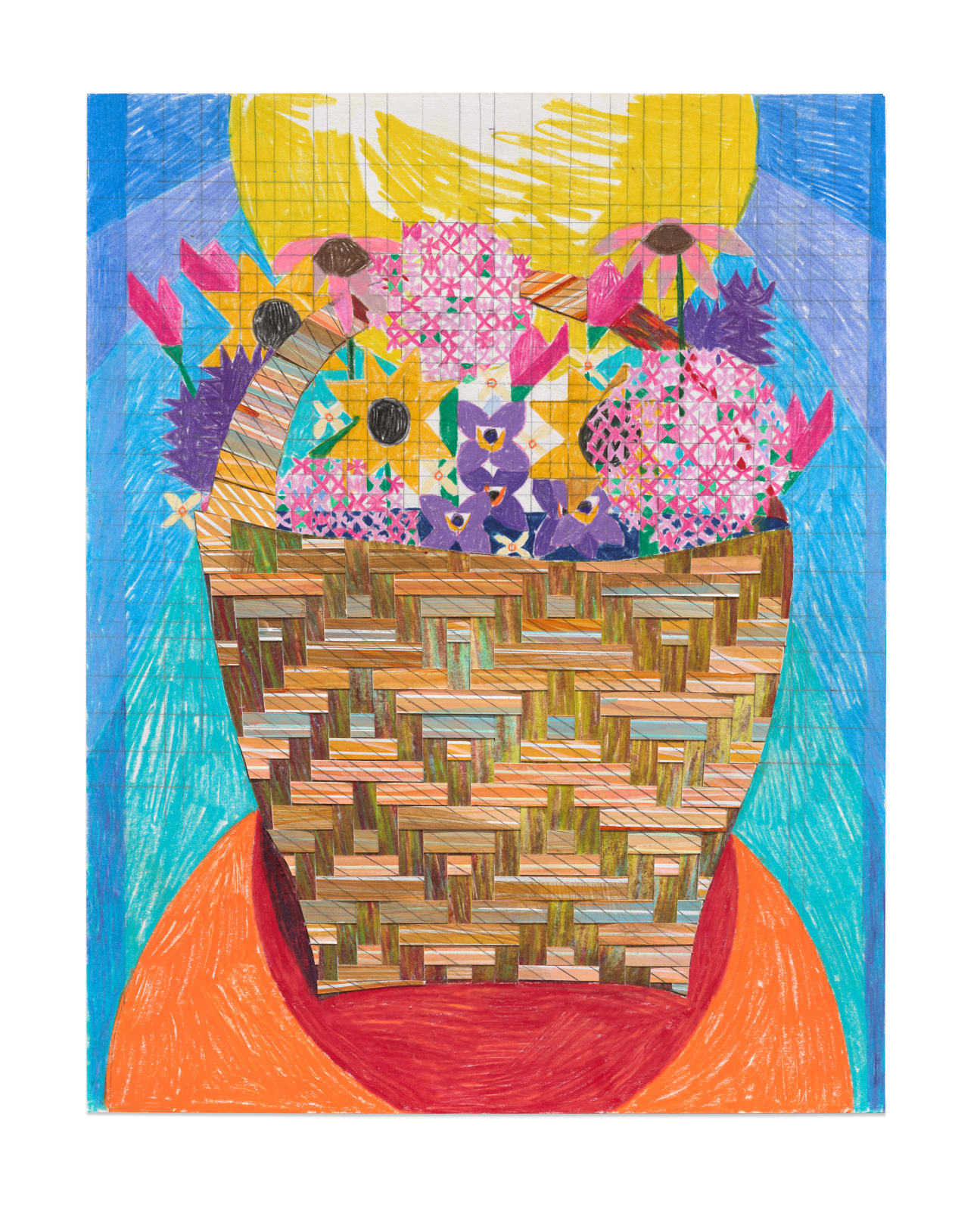 Carly Glovinski, Summer Sedum Gift Basket, 2022