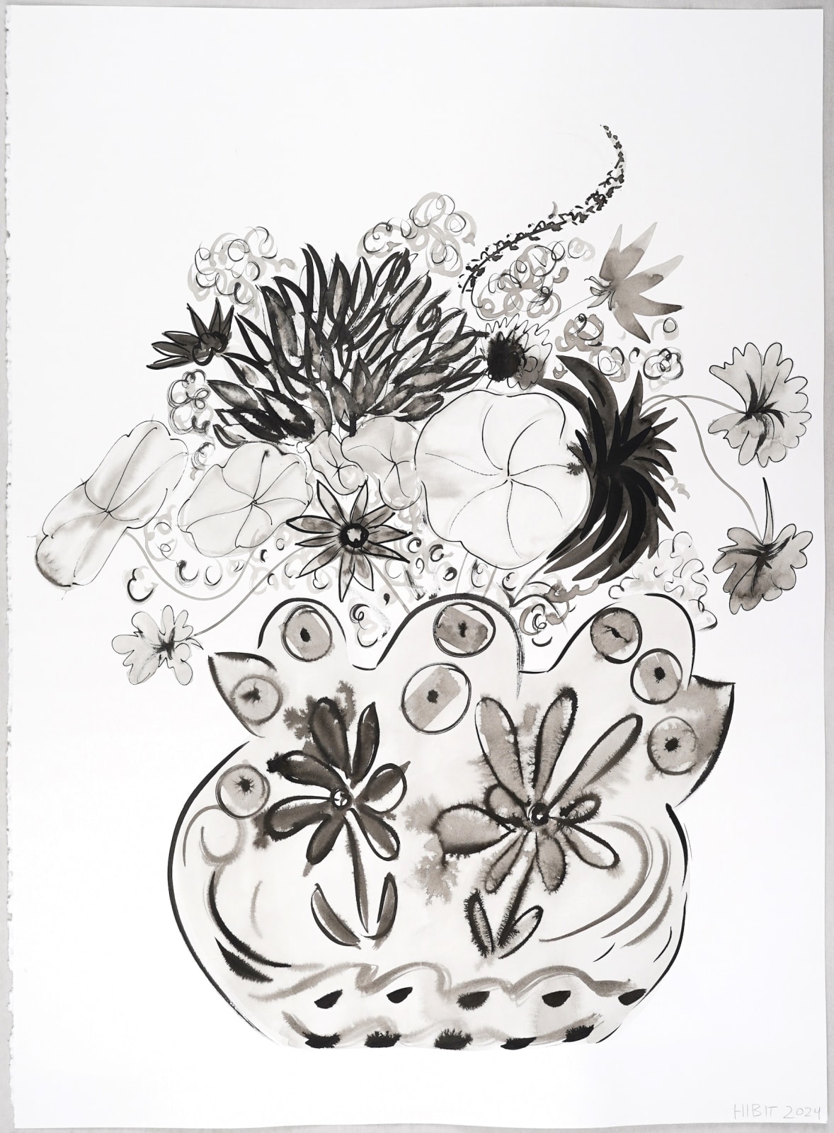 Eric Hibit, September Flowers Infanta Vase, 2024